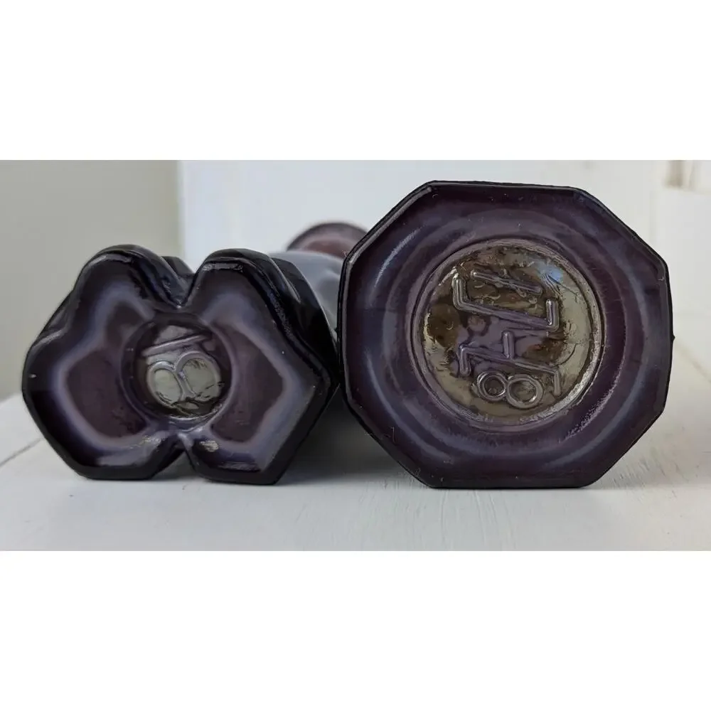 Mosser Glass Jenny & Josh Doll Royal Luster #1 1981 Purple Opaque Glass Figurine